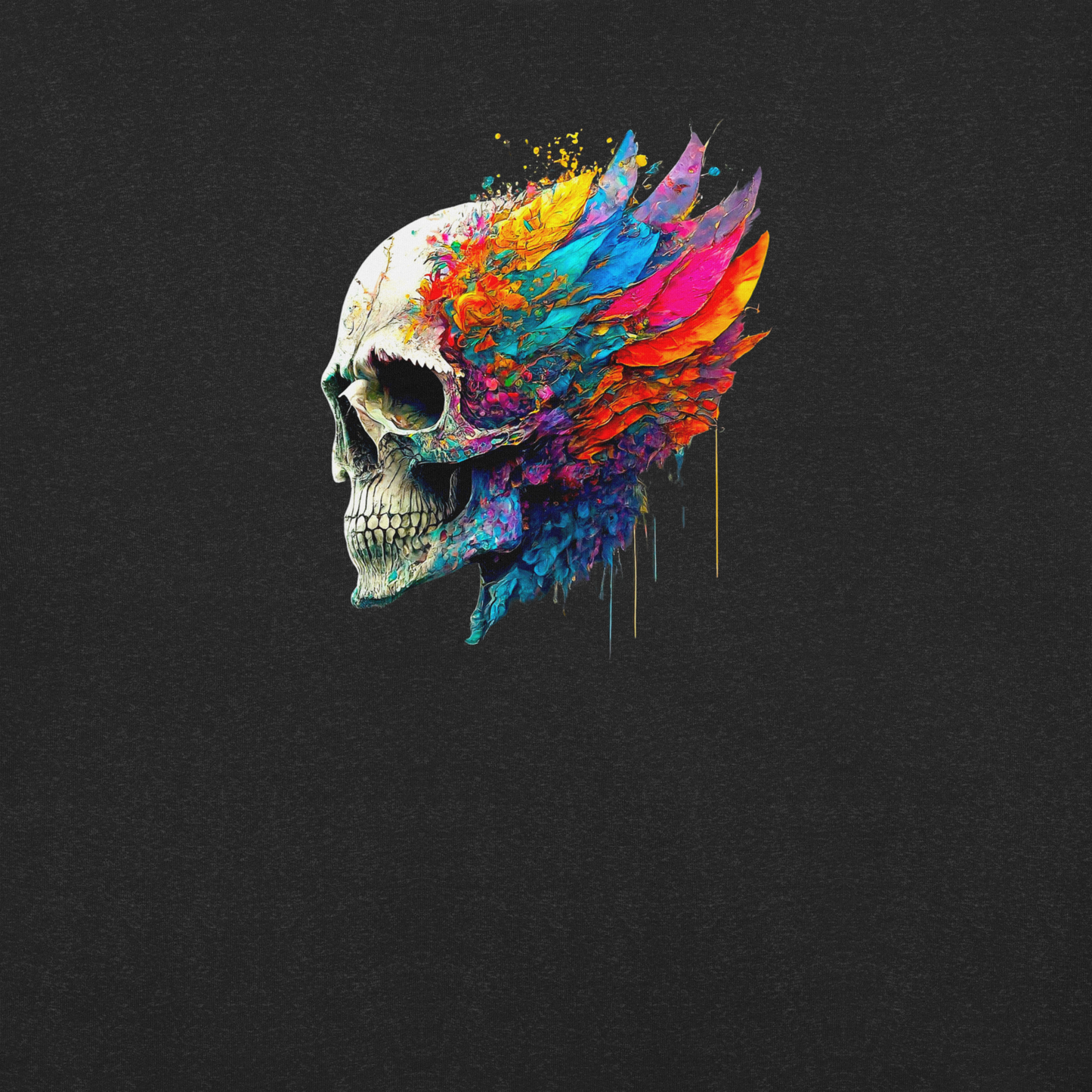 2 Smoking Skulls Valhalla T Shirt
