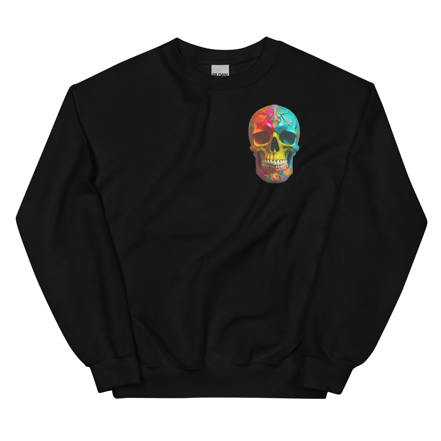 2 Smoking Skulls Mardi Sweatshirt