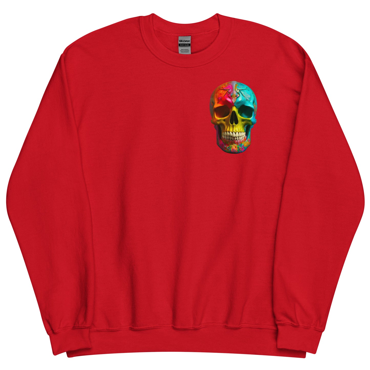 2 Smoking Skulls Mardi Sweatshirt