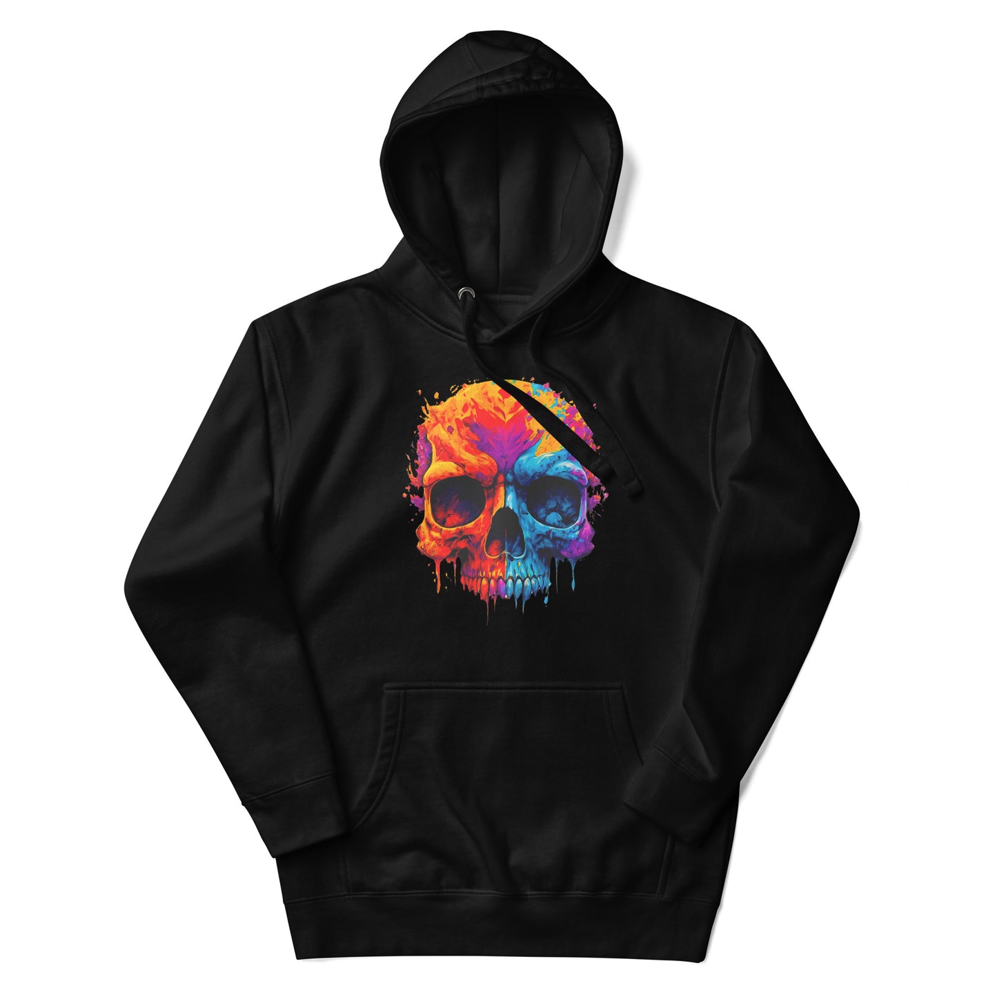 2 Smoking Skulls Drip Hoodie