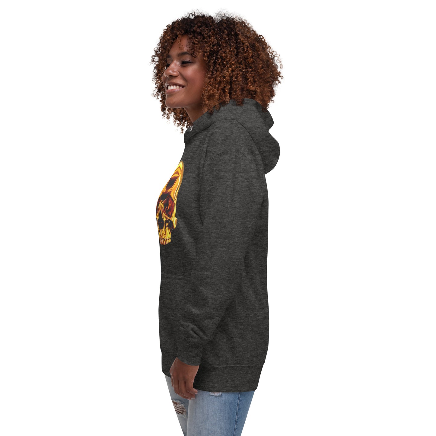2 Smoking Skulls Goldie Hoodie