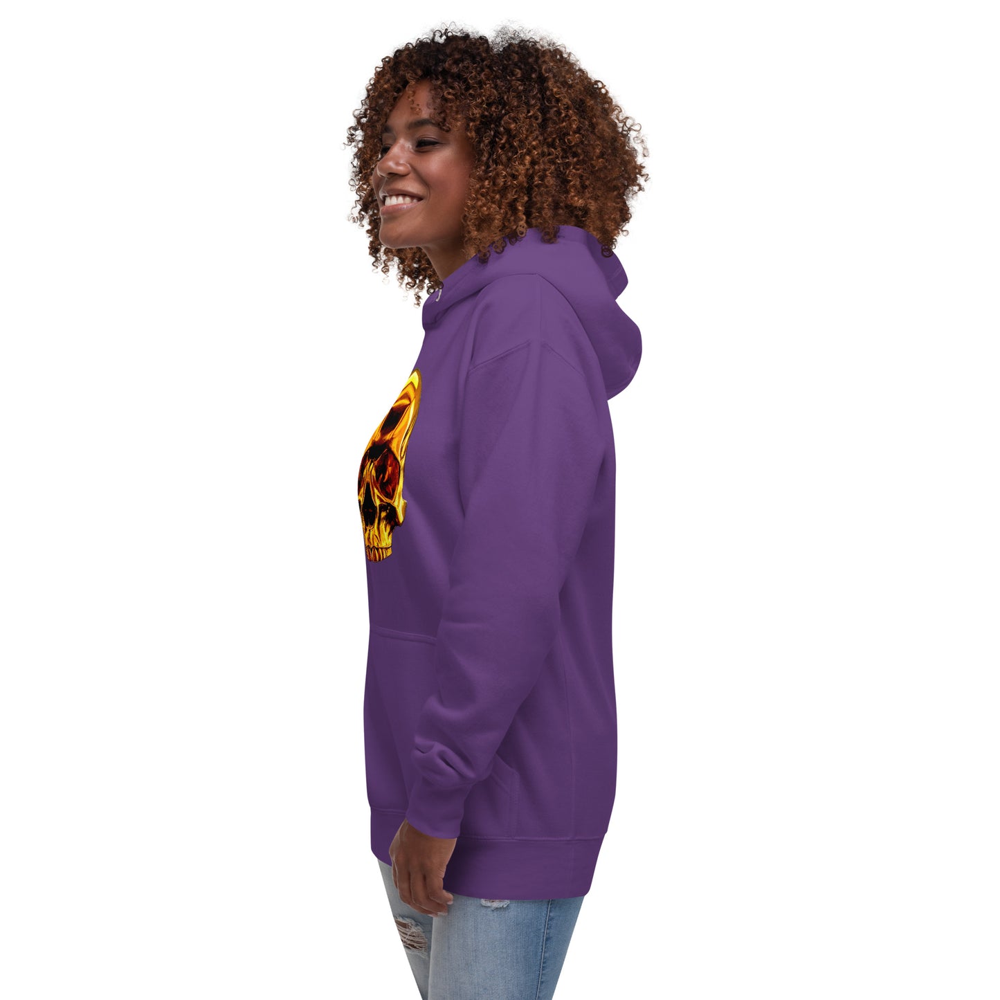 2 Smoking Skulls Goldie Hoodie