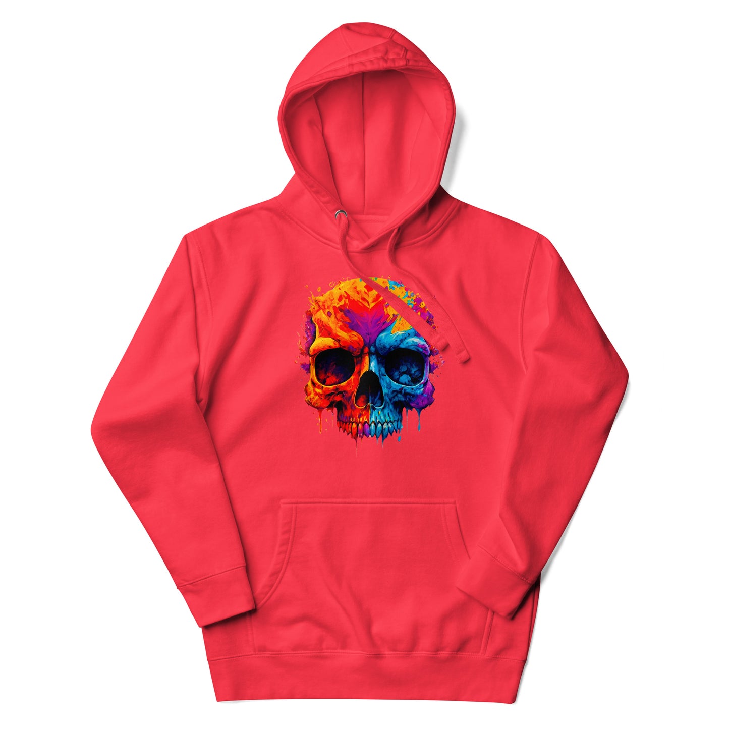 2 Smoking Skulls Drip Hoodie