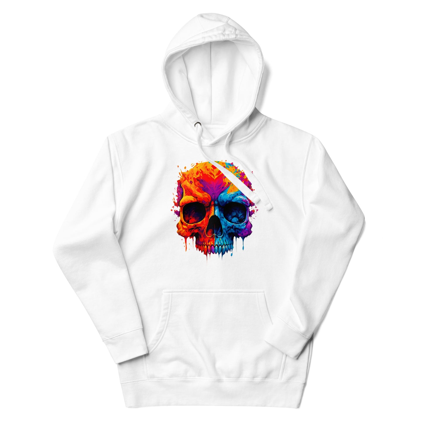 2 Smoking Skulls Drip Hoodie