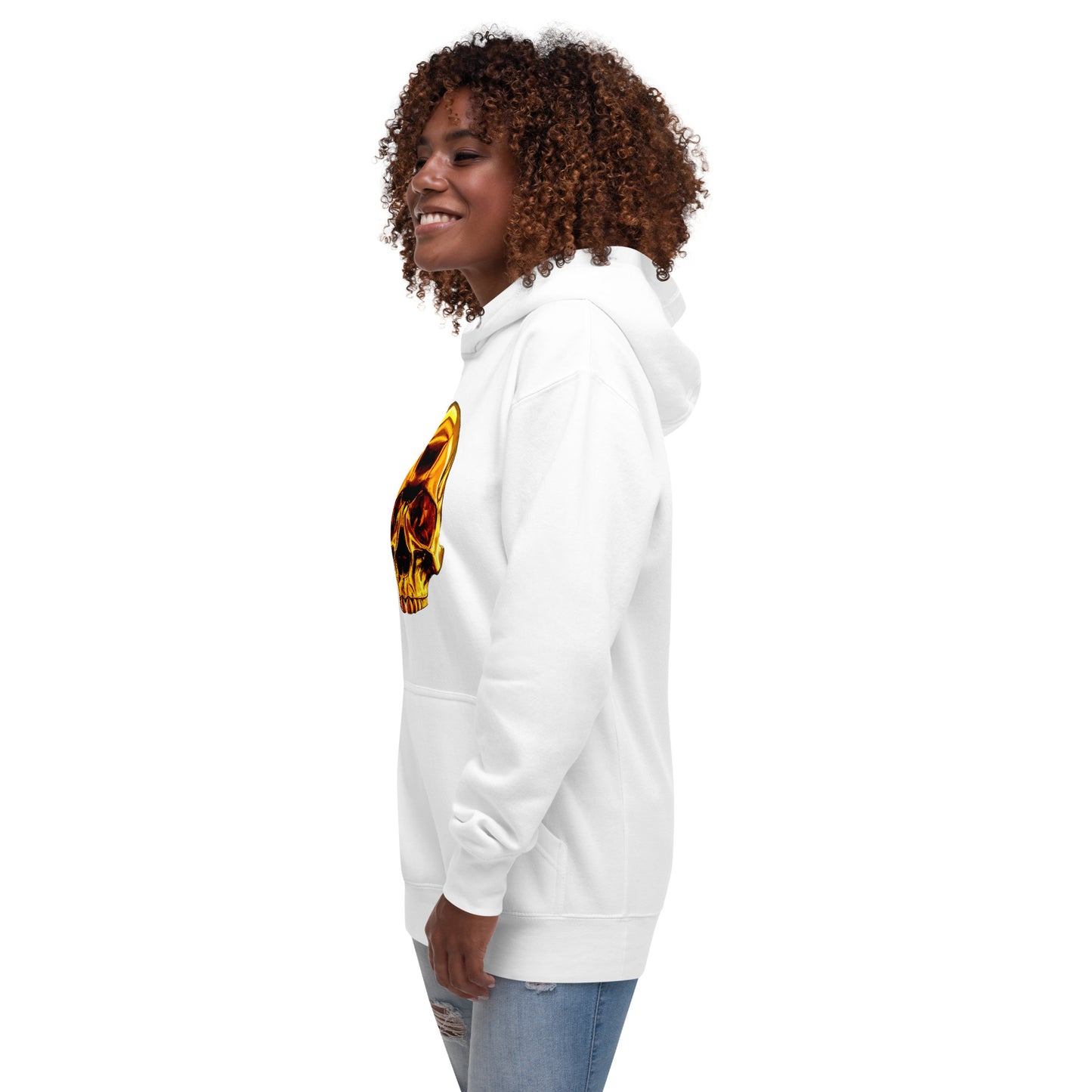 2 Smoking Skulls Goldie Hoodie
