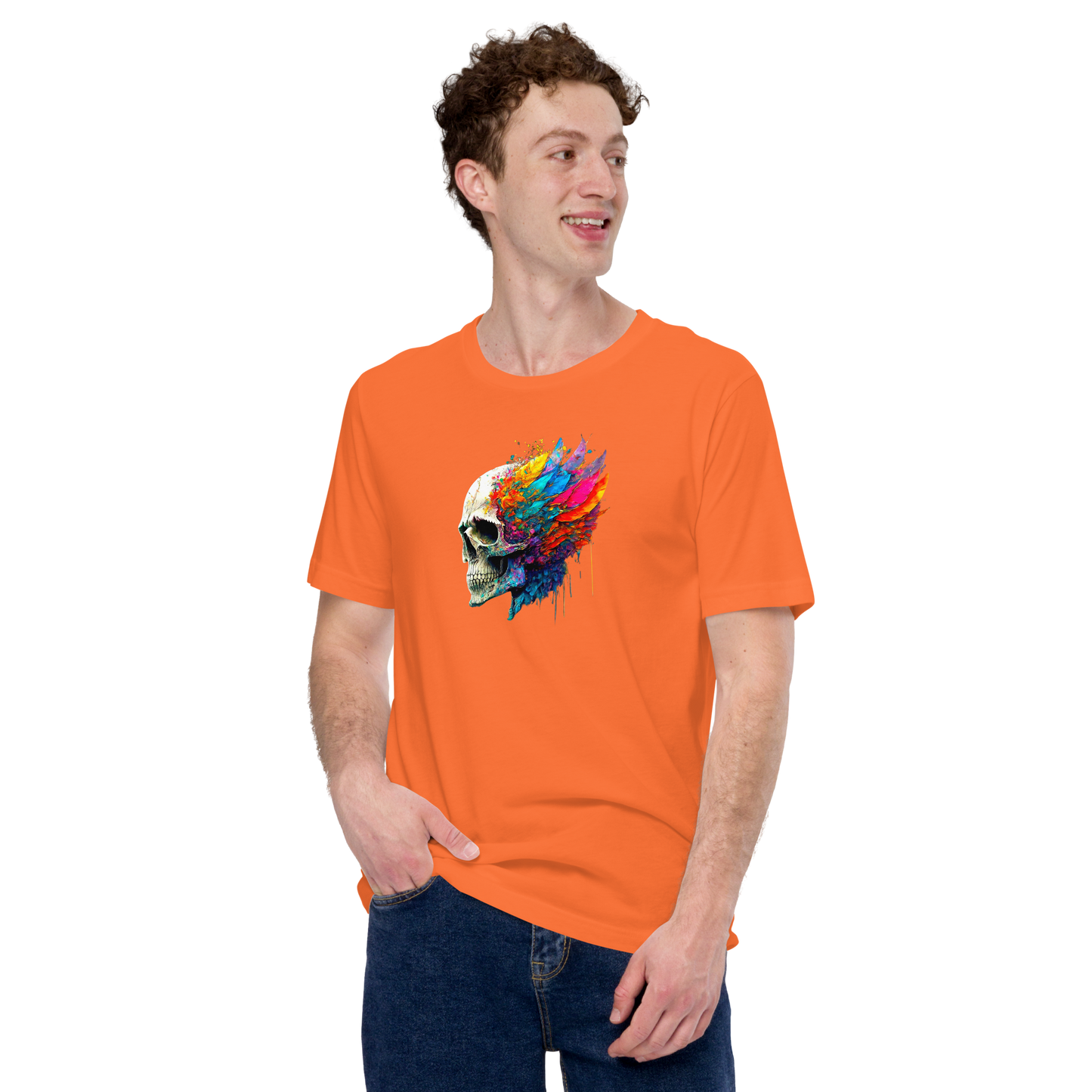 2 Smoking Skulls Valhalla T Shirt
