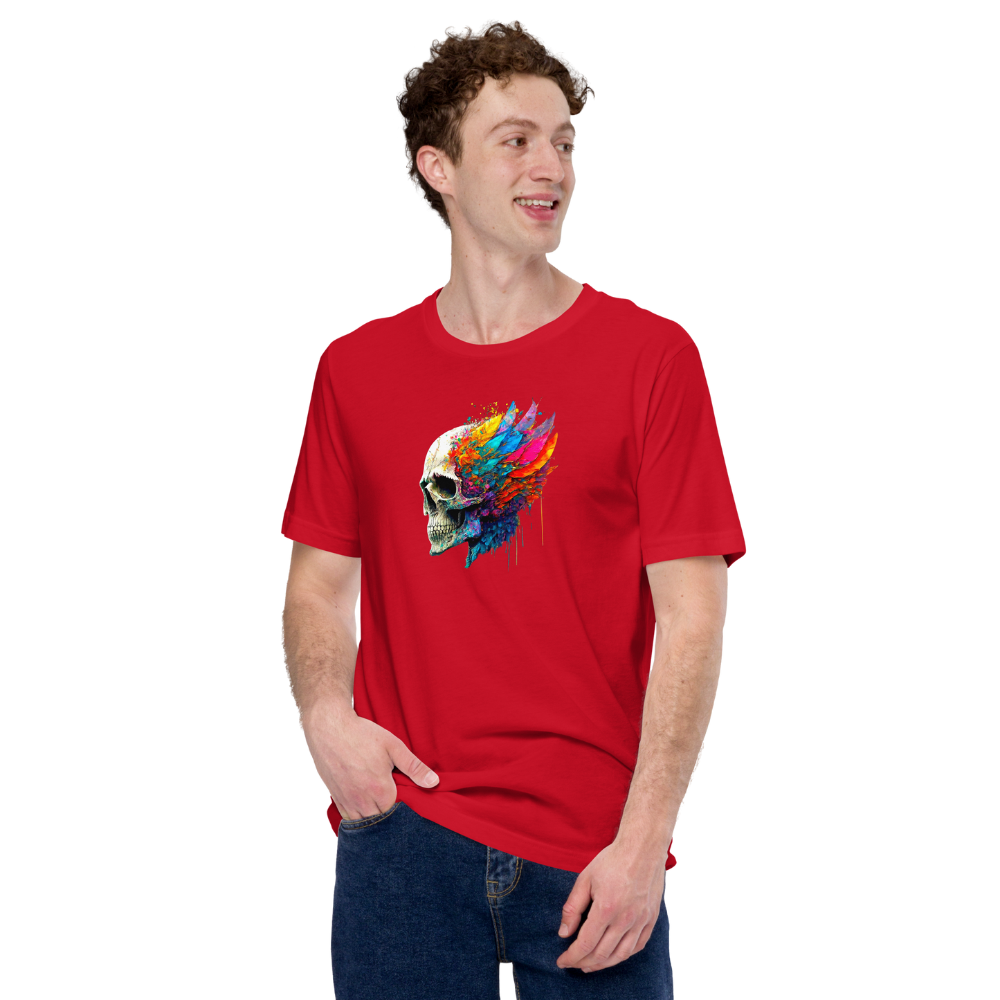 2 Smoking Skulls Valhalla T Shirt
