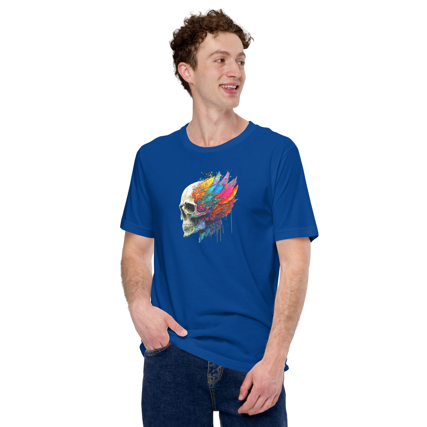 2 Smoking Skulls Valhalla T Shirt