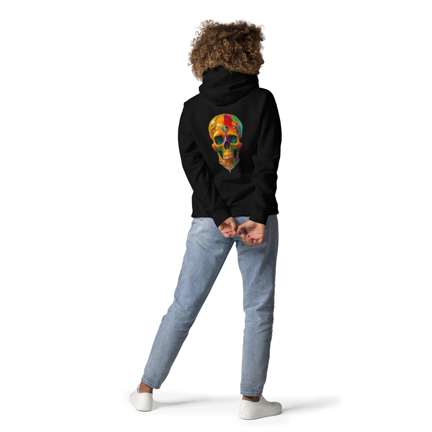 2 Smoking Skulls Gem Hoodie