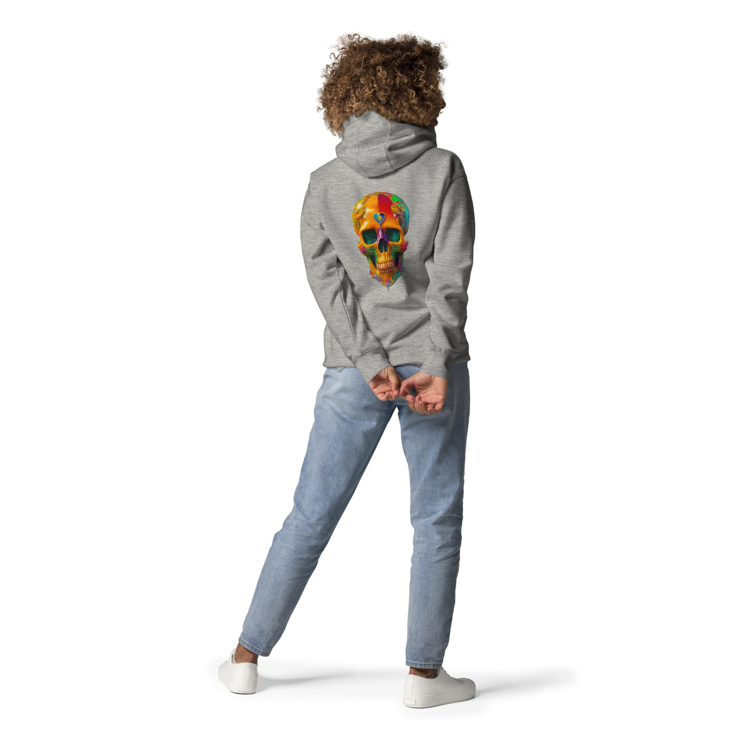 2 Smoking Skulls Gem Hoodie