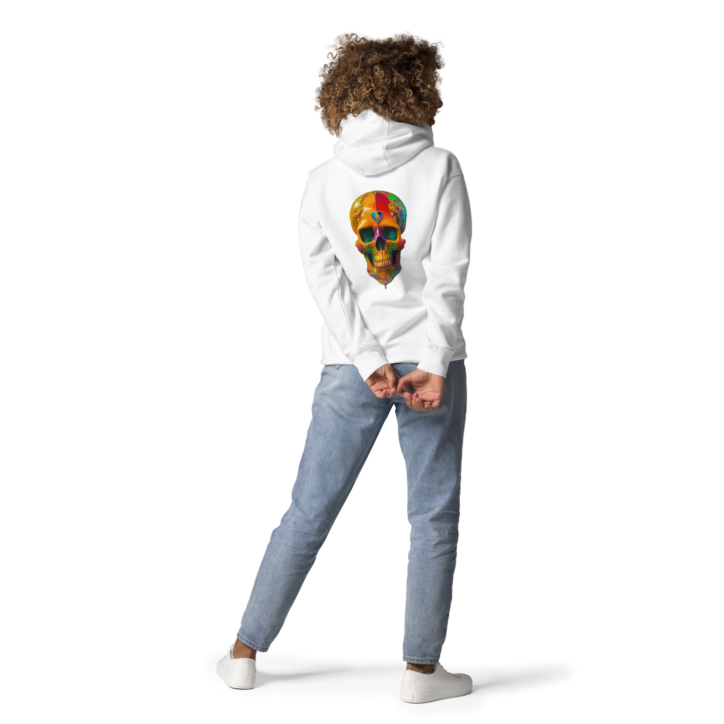 2 Smoking Skulls Gem Hoodie