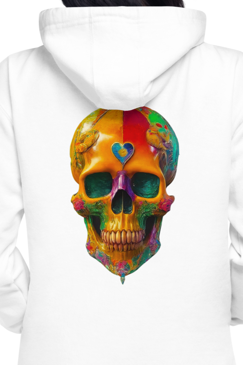 2 Smoking Skulls Gem Hoodie